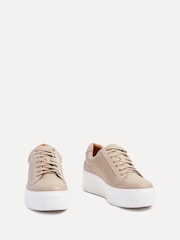 Linzi Natural Twyla Platform Trainers - Image 3 of 5