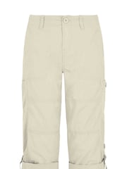Weird Fish Cream Salena 3/4 Length 100% Cotton Trousers - Image 6 of 7