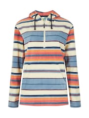 Weird Fish Cream Lana Printed Microfleece Pop Over Fleece - Image 7 of 8