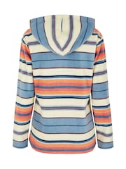 Weird Fish Cream Lana Printed Microfleece Pop Over Fleece - Image 8 of 8