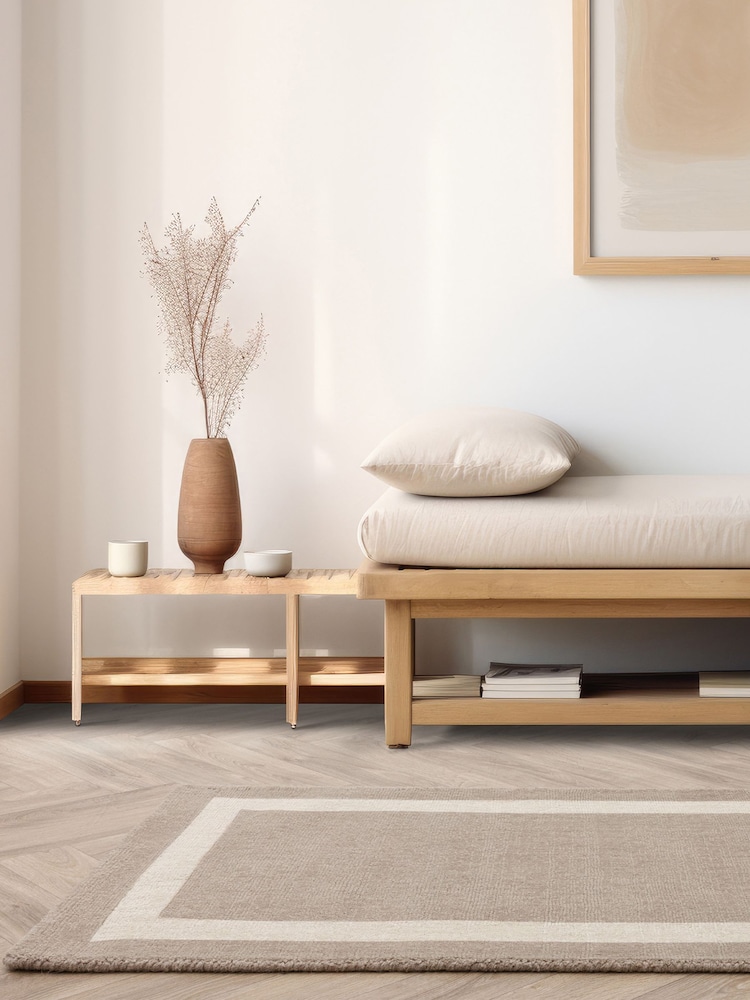 Asiatic Rugs Sand Albi Border Rug - Image 1 of 5