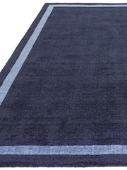 Asiatic Rugs Navy Albi Border Rug - Image 3 of 6