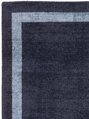 Asiatic Rugs Navy Albi Border Rug - Image 4 of 6