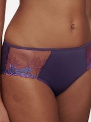 Chantelle Blue Spice Embroidered Shorty Briefs - Image 3 of 4