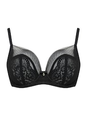 Pour Moi Black Non Padded Underwired Milan Underwired Bra - Image 3 of 4