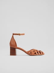 Usnjeni sandali LK Bennett Noemia Criss-Cross - Slika 1 iz 3