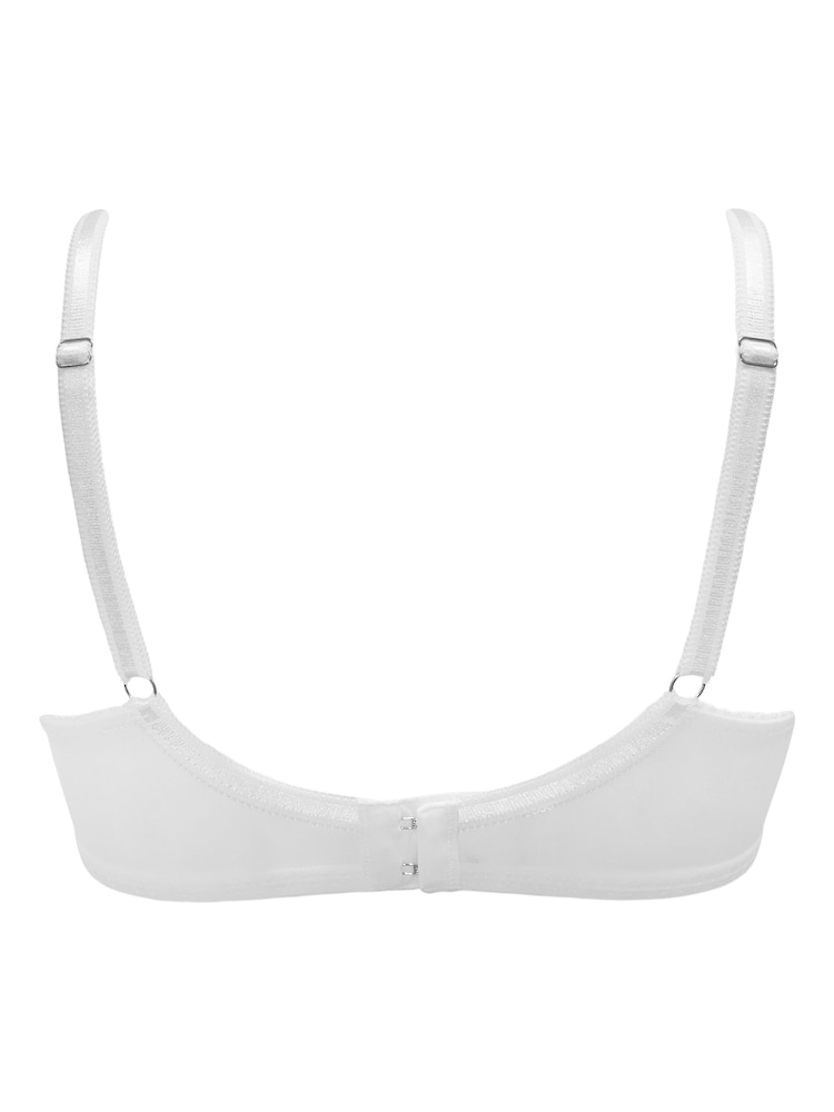 Wit - Pour Moi Fleur Underwired Balconette Bra - Image 4 of 4