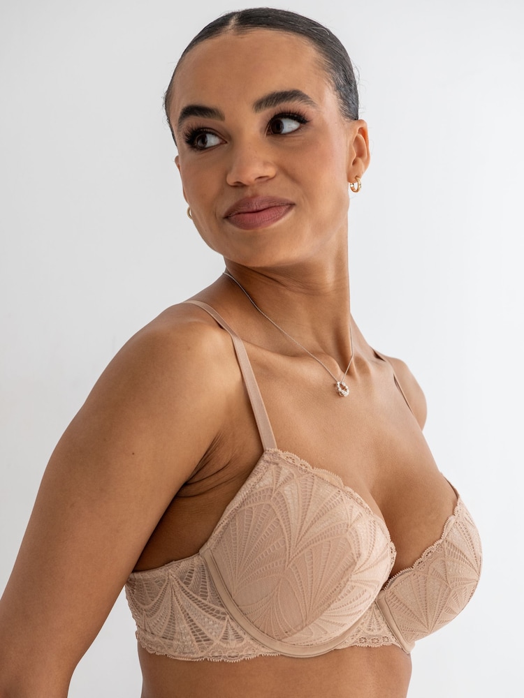 Pour Moi Almond Push Up New Romance Bra - Image 2 of 4