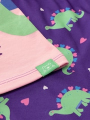 Harry Bear Purple Dinosuar Print Short Pyjamas - Image 5 of 5