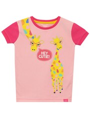 Harry Bear Pink Giraffe Short Pyjamas - Image 3 of 4