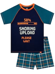 Harry Bear Black Gaming Snoring Upload Short Pyjamas - Image 1 of 1