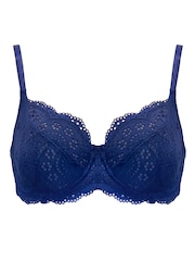 Pour Moi Blue Swoon Underwired Bra - Image 3 of 4