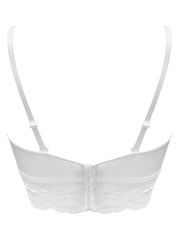 Белый - Pour Moi Swoon Strapless Longline Bra - Image 4 of 4