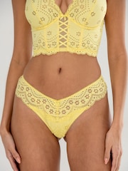 Желтый - Pour Moi Swoon Thongs - Image 2 of 4