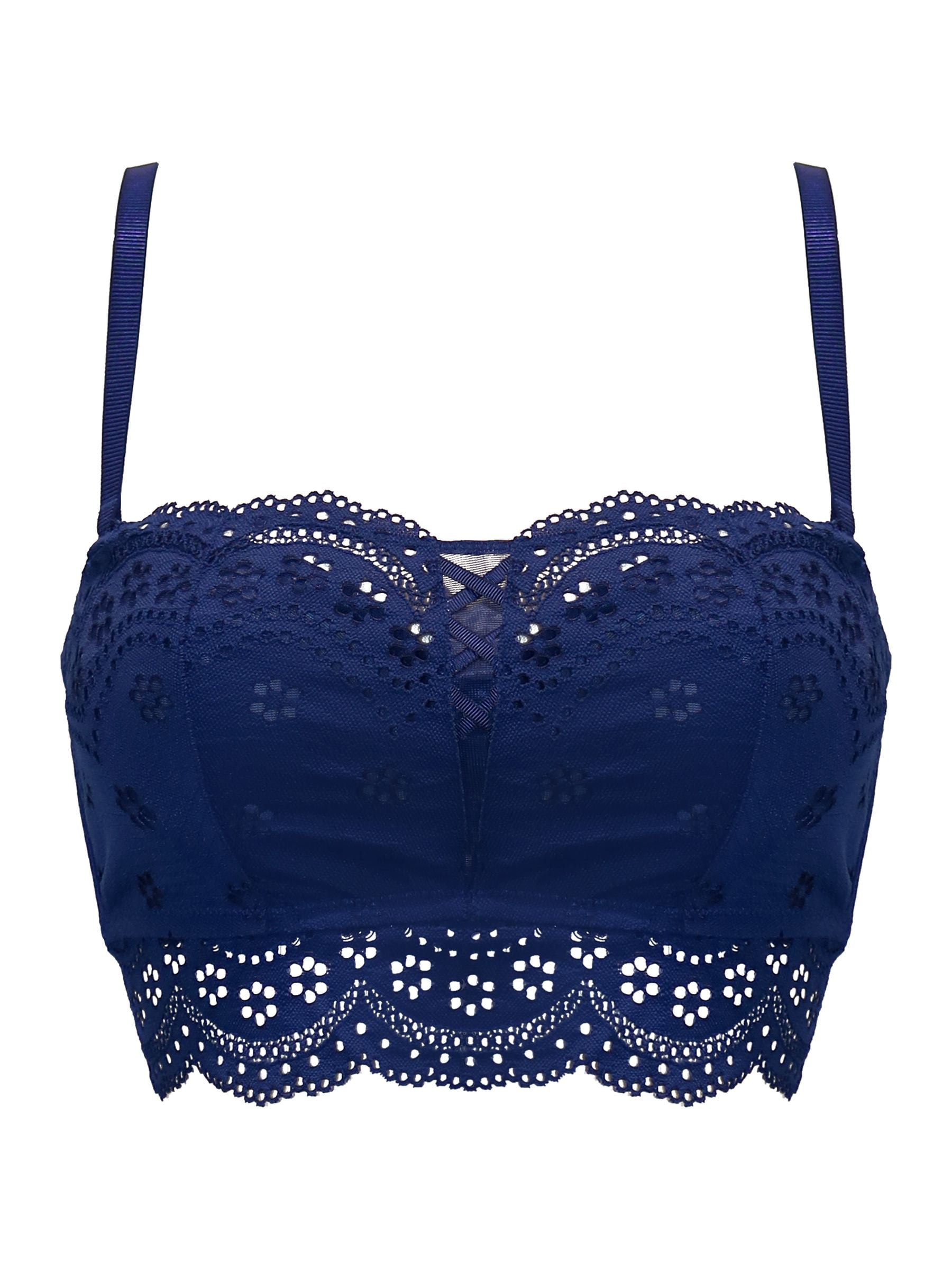 Buy Pour Moi Blue Strapless Swoon Underwired Bustier Bra from Next USA