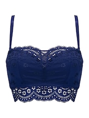 Синий - Pour Moi Swoon Strapless Longline Bra - Image 3 of 4