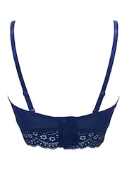 Синий - Pour Moi Swoon Strapless Longline Bra - Image 4 of 4