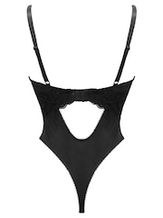 Zwart - Pour Moi Swoon Padded Plunge Body - Image 4 of 4