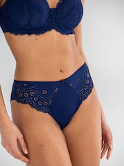 Pour Moi Blue Swoon High Waist Briefs - Image 2 of 4