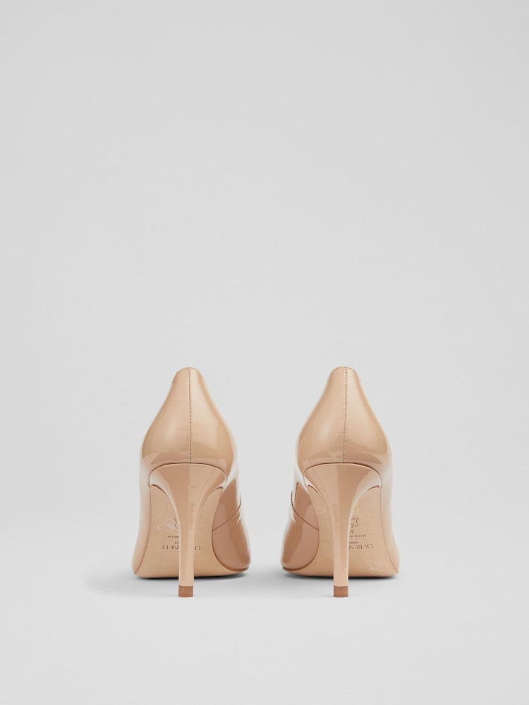 LK Bennett Beige Tilly Pointed Ballerina Flats - Image 3 of 3