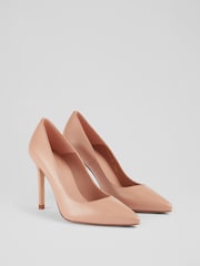 LK Bennett Fern Suede Pointed Toe Courts - Imagem 2 de 3