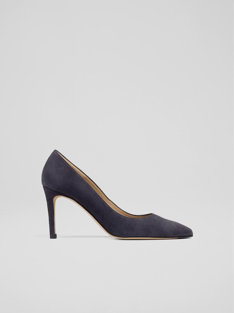 LK Bennett Floret Nappa Leather Pointed Toe Courts - صورة 1 من 2