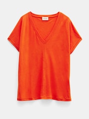 Hush Red Danny Deep V-Neck T-Shirt - Image 5 of 5