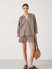 Hush Brown Margot Boxer Shorts - Image 3 of 7