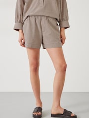 Hush Brown Margot Boxer Shorts - Image 4 of 7