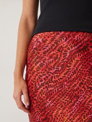 Hush Red Simone Slinky Skirt - Image 4 of 5