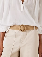 Hush Natural Wrenley Woven Belt - Image 1 of 2