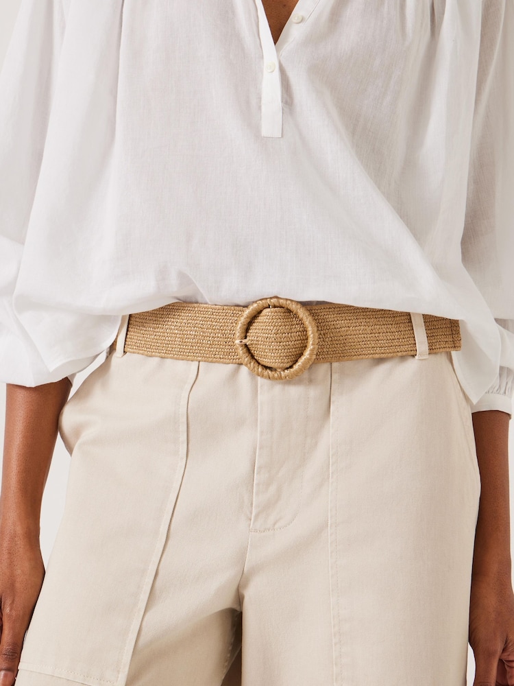 Hush Natural Wrenley Woven Belt - Image 1 of 2 Hush Natural Wrenley Woven Belt - Image 1 of 2