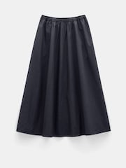 Hush Black Ishani Maxi Poplin 100% Cotton Skirt - Image 5 of 5