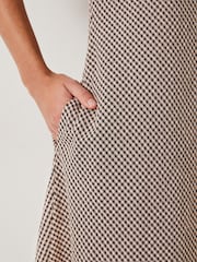Hush Brown Lina Gingham Maxi Dress - Image 3 of 6