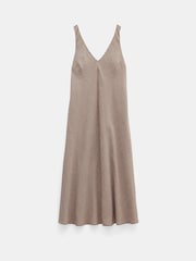 Hush Brown Lina Gingham Maxi Dress - Image 6 of 6