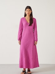Hush Purple Venus Volume Maxi Dress - Image 1 of 5