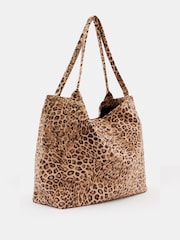 Hush Animal Printed Britney Canvas 100% Cotton Tote Bag - Image 3 of 4