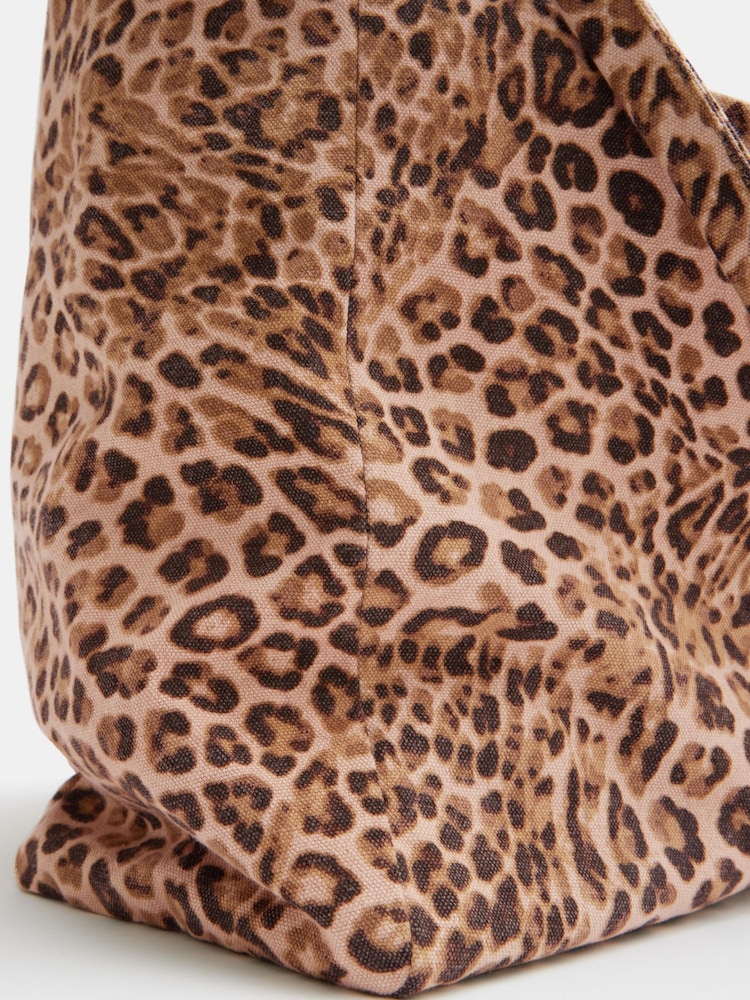 Hush Animal Printed Britney Canvas 100% Cotton Tote Bag - Image 4 of 4