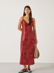 Hush Red Leanne Slip Maxi Dress - Image 2 of 6