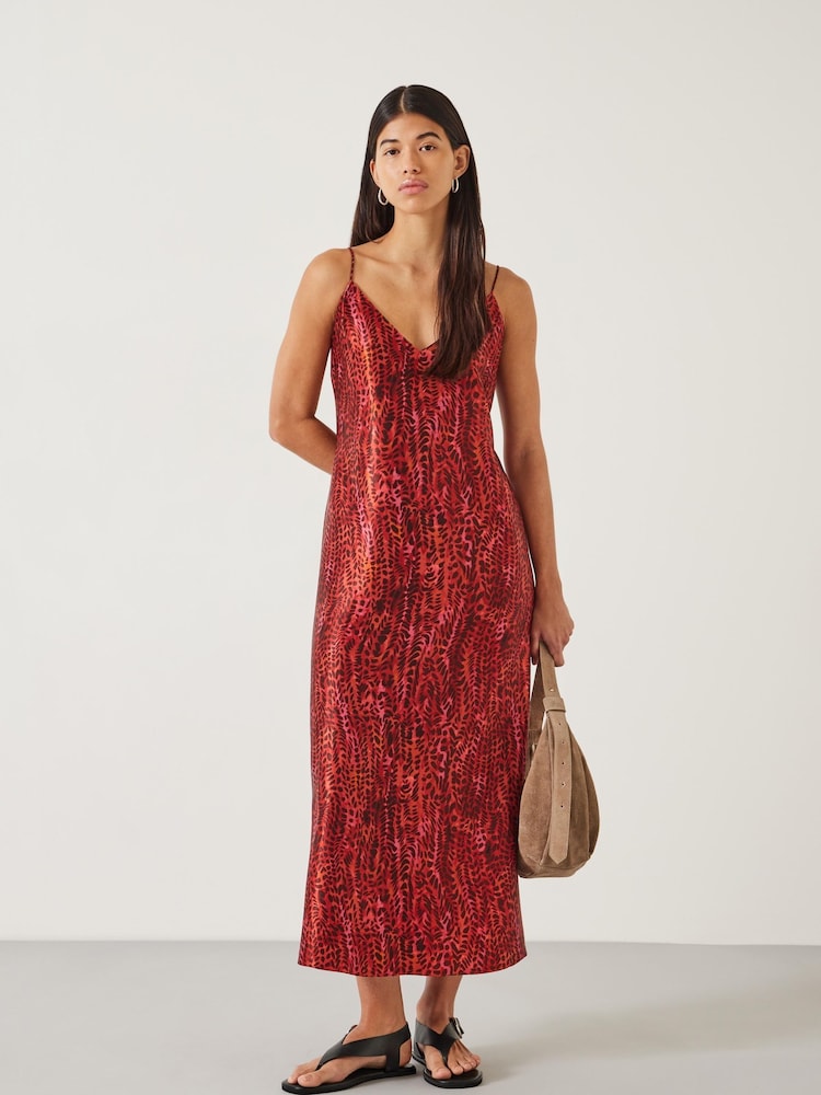 Hush Red Leanne Slip Maxi Dress - Image 2 of 6