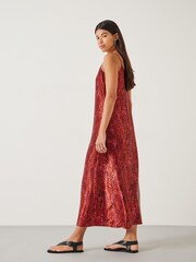 Hush Red Leanne Slip Maxi Dress - Image 5 of 6