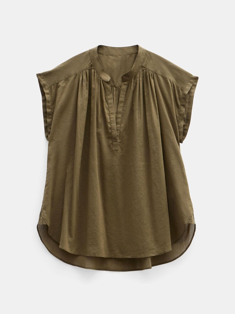 Hush Green Viola Sleeveless Cotton Blouse - Image 4 of 4