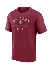 Fanatics Red 100% Cotton Chicago Sox Clubhouse Rebel Short Sleeve Crew T-Shirt - Image 3 of 3
