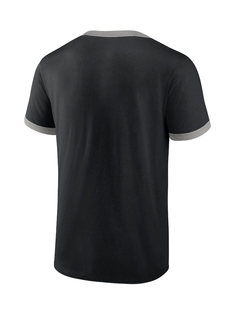 Fanatics Chicago Sox Fundamental Short Sleeve Ringer Black T-Shirt - Image 2 of 3