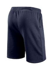 Fanatics Blue Chicago Bears Primary Logo Graphic Fleece Shorts - Image 2 of 3