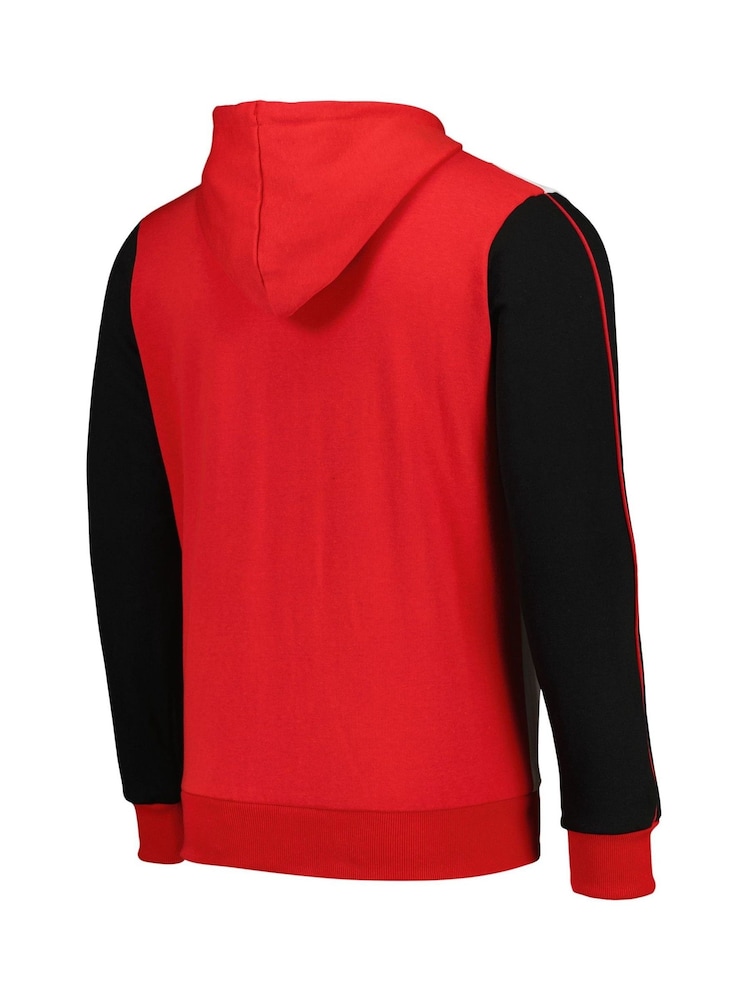 Fanatics Red AC Milan 1998 Archive Full Zip Hoodie - Image 3 of 3