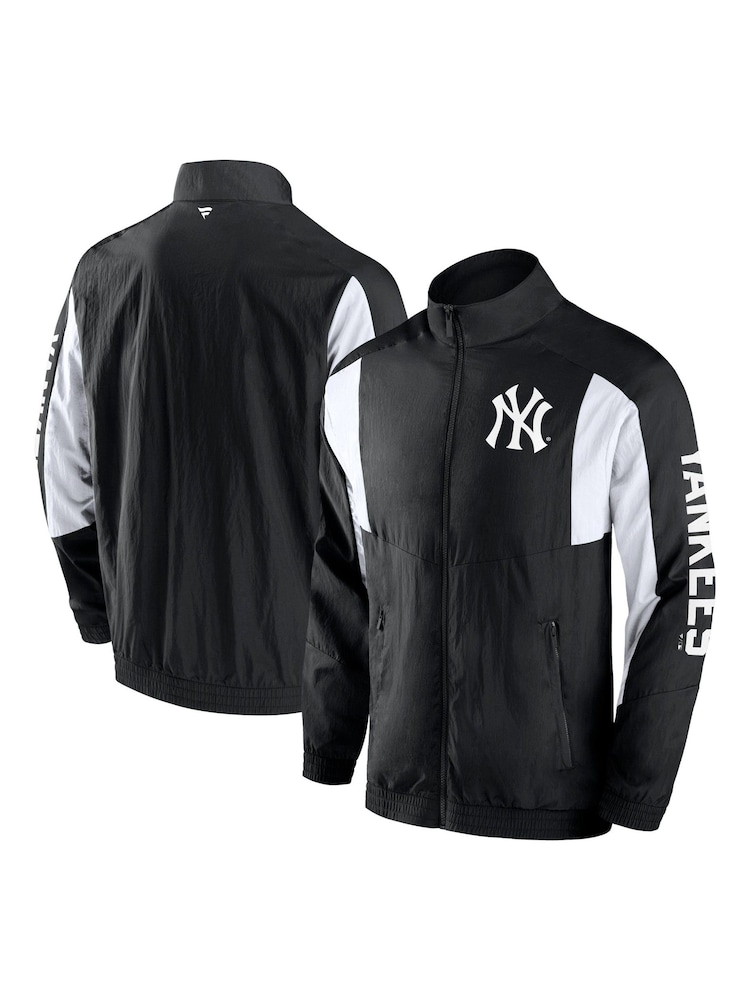 Fanatics New York Yankees Woven Track Black Jacket - Image 1 of 3