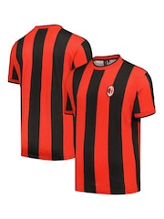 Fanatics Red 100% Cotton AC Milan 1998 Archive T-Shirt - Image 1 of 3