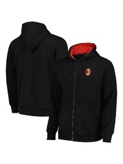 Fanatics AC Milan Core Full Zip Black Hoodie - Image 1 of 3