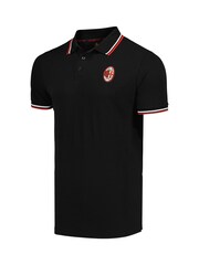 Fanatics AC Milan Core Black Polo Shirt - Image 3 of 3